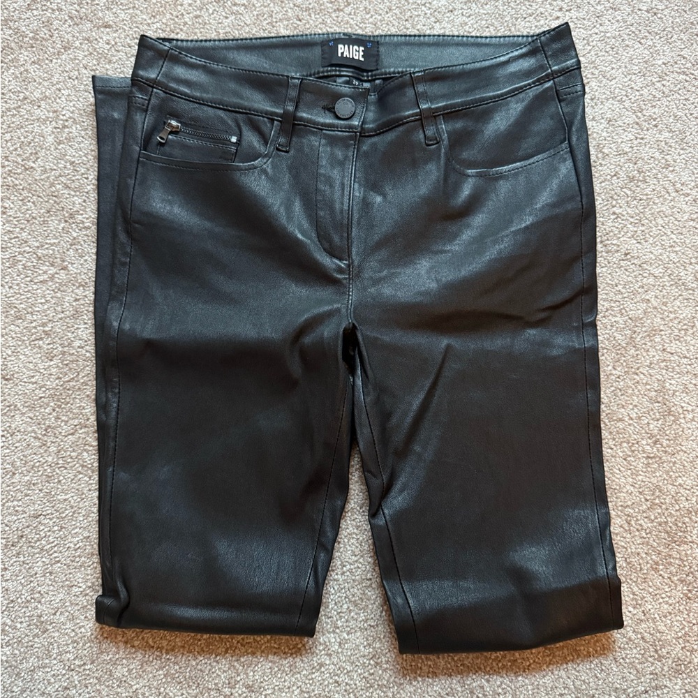PAIGE Faux Leather Pants Size 29